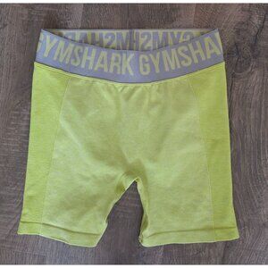 Gymshark Neon Yellow Green 5" Bike Athletic Workout Shorts M - No size Tag
